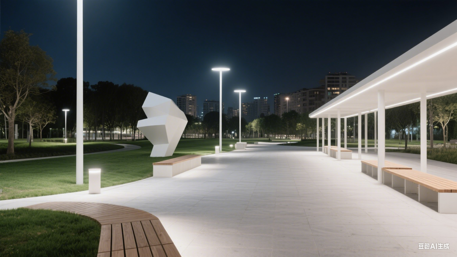 城市公园景观照明